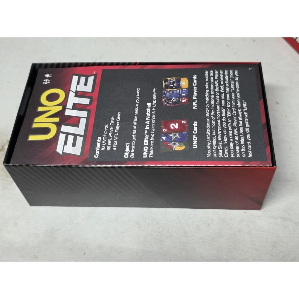 2024 UNO Elite NFL Card Game Starter‎ Deck Pack Core Edition